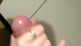 This blonde is sucking dick and getting a facial