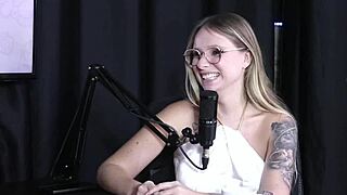 Naty varga enjoys a romantic moment in sheer red lingerie