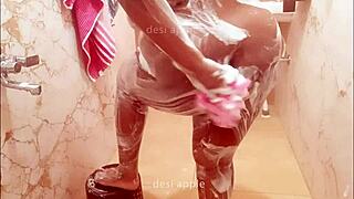 Bengali Wife Enjoys Relaxing Bath Time