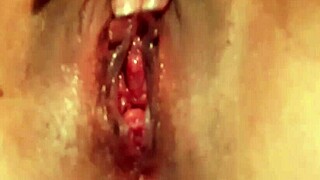 Hot babe teases with toys