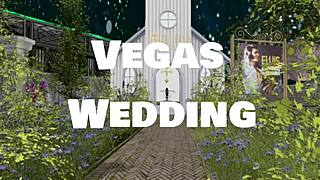 Blonde Bride Sucks Cock In Vegas Wedding!