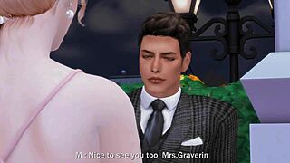 My Heart Races as Boss Takes Wife Next to Sleeping Husband in Bedroom Sims 4 Scene