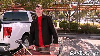 Blindfolded Chap Tricked by Homo Hunk into Blowjob