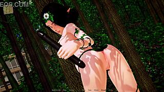 Exploring the harem hotel in episode 146 of the game