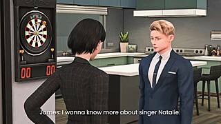 Natalie's secret affair in 3D hentai?