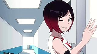 Rose after the workout in 3d cartoon anime hentai