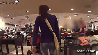 czech teen gets seduced in the supermarket