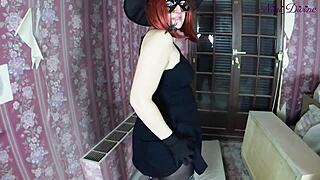 The Scream Guy Hunts Slutty Witch For Blowjob And Ass Fucking!