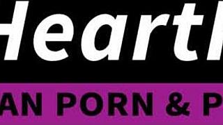 These naughty lesbian babes with big tits and natural asses lick each other's pussies before hardcore strapon fucking