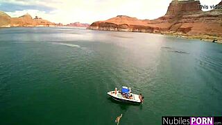 Hot BFFs Slam Hard on Boat in Wild Public Orgy Show.