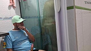 she ask to use bathroom with me in shower for masturbation