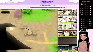 Vtuber Lewdneko Moans in Evenicle Game Part 6