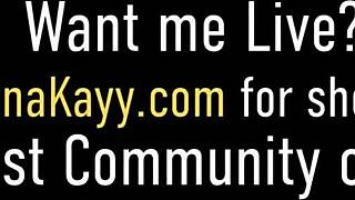 nina kayy bouncing hard 😘