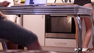 quick homemade moment with couple before dinner, keeping it casual and fun