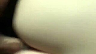 The hot blonde is bent over, taking that monster cock doggystyle until she taps out