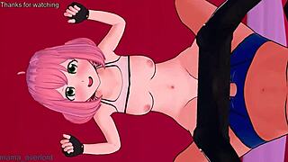 Anya In Gym Outfit Bent Over For Doggystyle