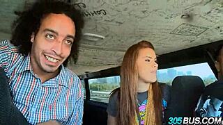 Is this redhead teen 18+ slut fucking for cash in public car?