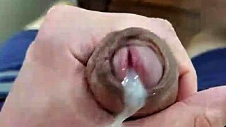 Brazilian twink jerks off and cums for neighbors to see. Exotic cutie shows off big tool in amateur clip.