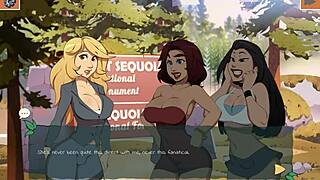 anime girls lick pussy in the park 😏