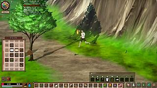 Mad island gameplay part 2, building cages to increase girls' affection, aiming for wall butt survival.