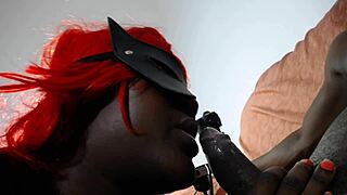 She Loves Sloppy Blowjob On Monster Cock!