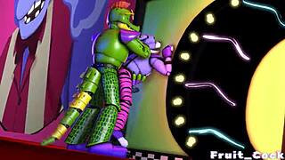 Feeling the intense passion in FNAF credit fruit cock with gay action