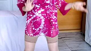 Mariaold needs your cock, showing what she'll do with her big tits and holes