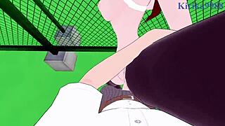 Mari and Ritsuko have intense sex in Evangelion