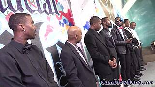 Petite Teen Intensely Sucks Massive BBCs in Wild Blowbang