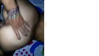 that perfect ass gets ridden cowgirl style with spanking and cumshot