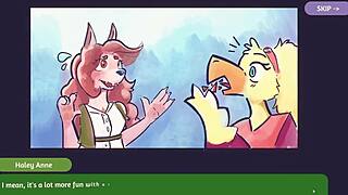 毛茸茸的妞们在扑克游戏里脱光！🃏