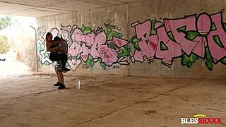 She Runs Outdoors While I Chase Her Tits