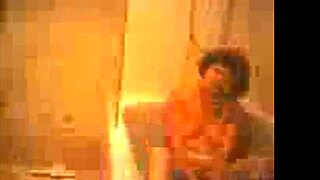 italian amateur enjoys a relaxing bath with a friend