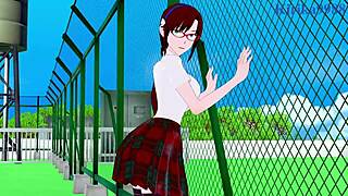 Mari and Ritsuko have intense sex in Evangelion