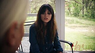 lost girl finds shelter in taboo tribbing scene