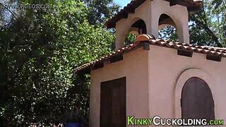 Cuckolder's Face Covered in Hot Interracial Mess