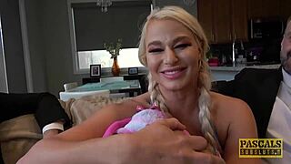 London river submits to anal domination, voyeur watches.