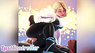 Gwen Stacy Spider-Gwen In Spider-Man Anime Hentai Compilation