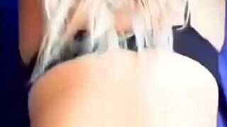 the milf in lingerie is addicted to his member, masturbating and fucking