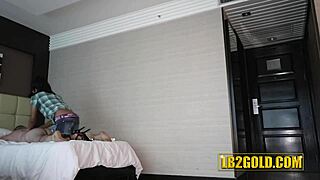 Shemale undresses to seduce lover, feeling deep desire