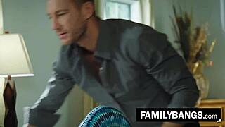 i fucked bombshell milf kenzie taylor sideways, cum on her ass