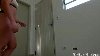 Latina Whore Pays Rent With Pussy, Bent Over And Swallowing Cum