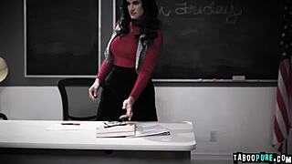 ricky spanish fucks his student sophia burns in the ass, and she loves it