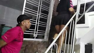 Latina Cachonda Provoca A Su Inquilino Y Él No Puede Resistirse-Highlight-