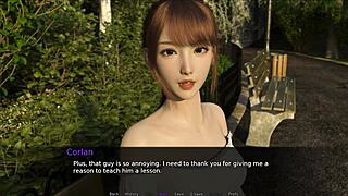 Lena on beach date gives handjob to shaved pussy in nudist school