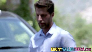 Black Amateur Bent Over For Doggystyle Fucking With Monster Cock And Big Ass Cumshot