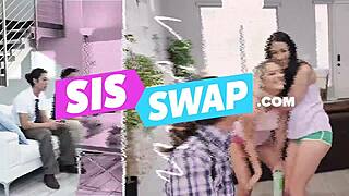 Tiny girl in mini skirts calls big black cock for huge facial cumshot 😏