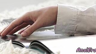 eurobabe enjoys sucking cock and getting her ass banged