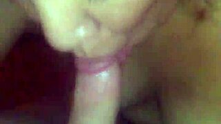 She wants to be your cock sucking slut with intense blowjob