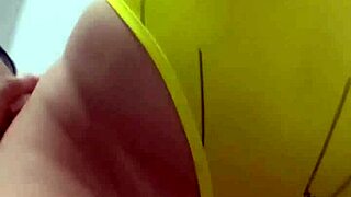 i go crazy over this blonde teen's big ass in lingerie